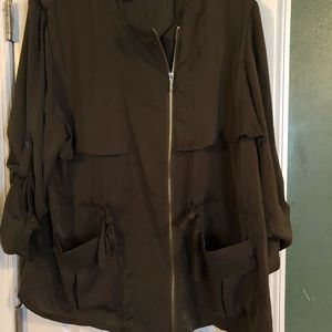 100% Polyester Green Jacket